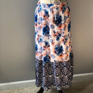 Justice girls 18/20 awesome flower skirt